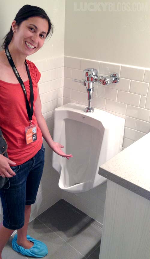 Urinal girl