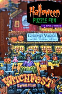 Halloween puzzle gift by Eric Dowdle folk art